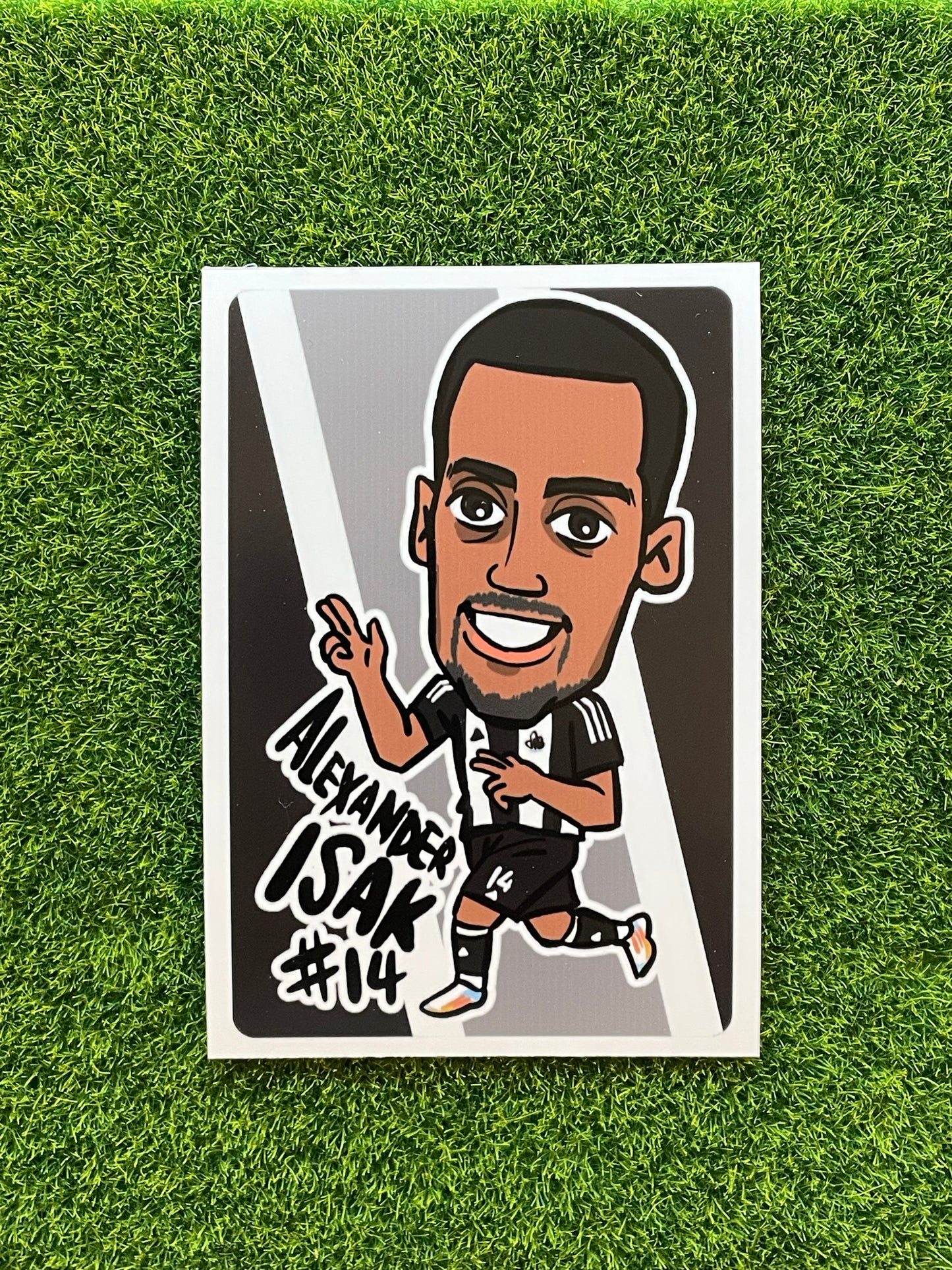 Football player Illustration Card