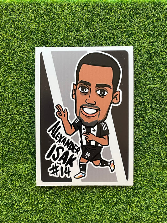 Football player Illustration Card